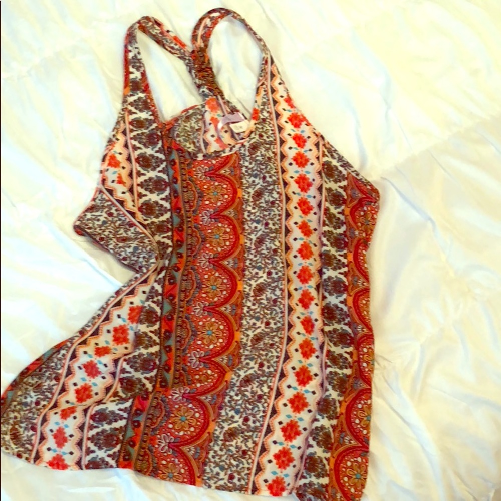 Lightweight flowy racerback top